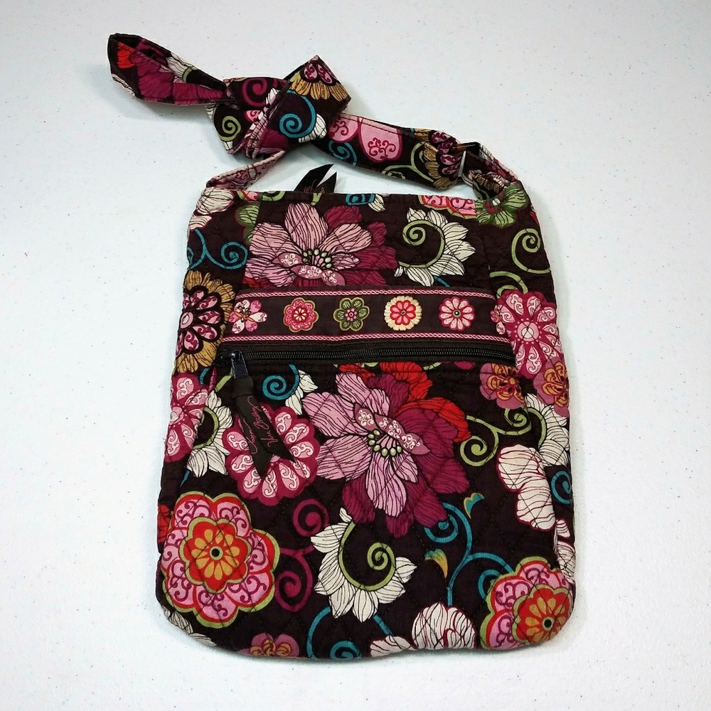 Vera Bradley Floral Print Crossbody Bag Purse